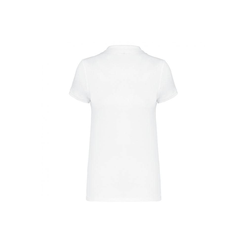 Polo de travail piqué femme Kariban 100% coton Blanc M - Image 2