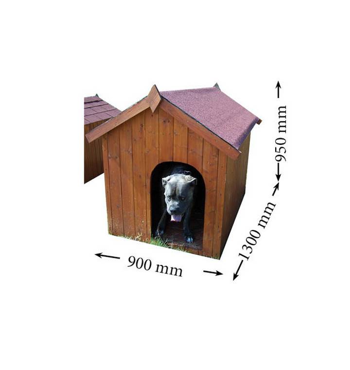 Niche pour gros chien en bois, 1.17 m² - Imagen 4