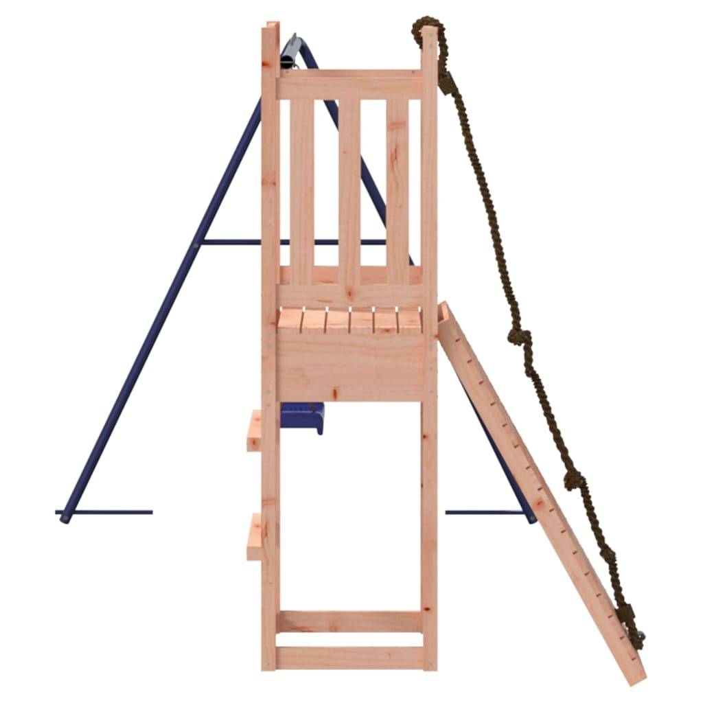Helloshop26 - Aire de jeux d'extérieur balançoires toboggan portiques robuste jeux jardin 237 x 184 x 169 cm bois massif de douglas - Imagen 5