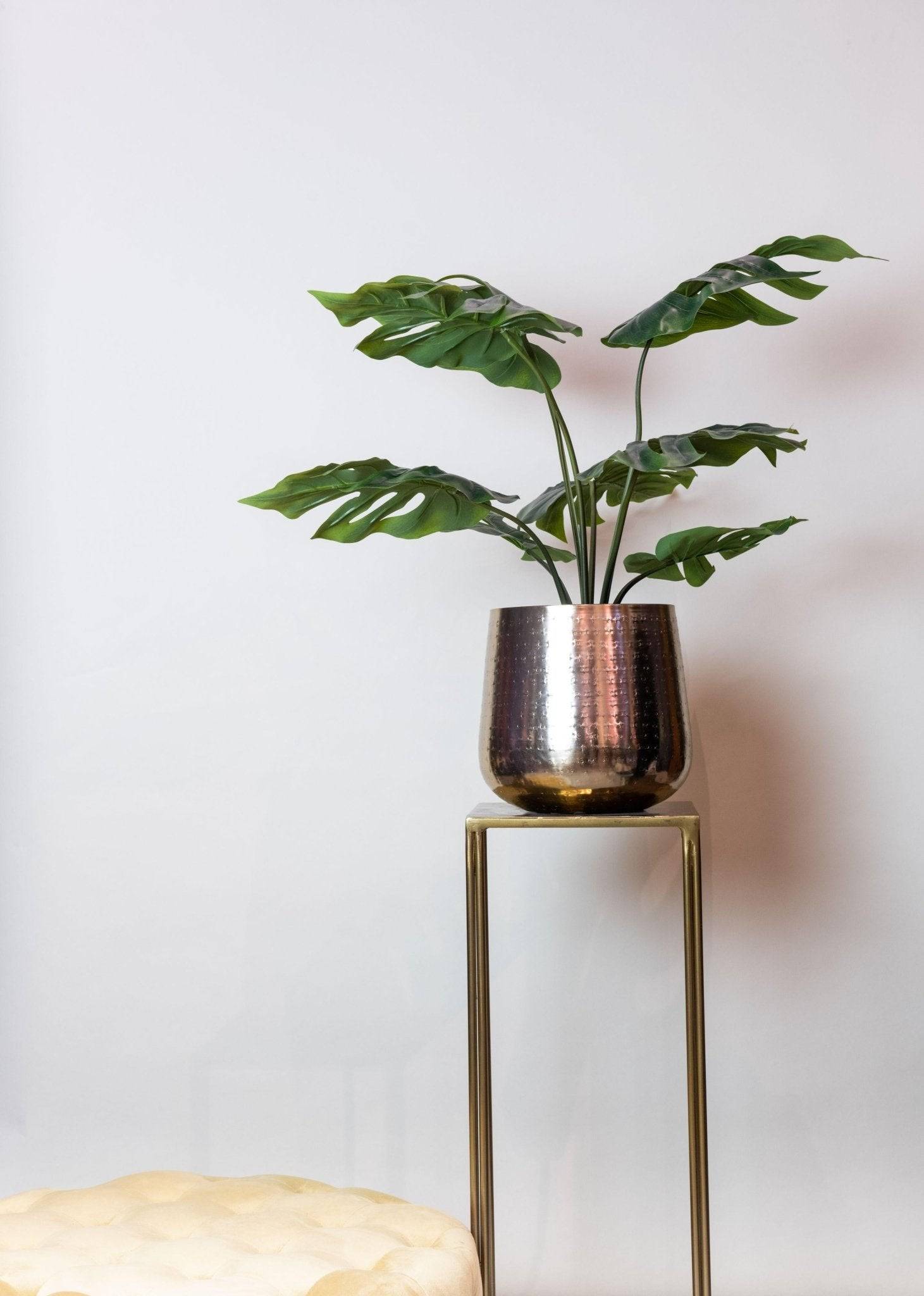 La Green Touch - Monstera Deliciosa plante artificielle- h85cm, Ø12cm- La Green Touch - Imagen 4