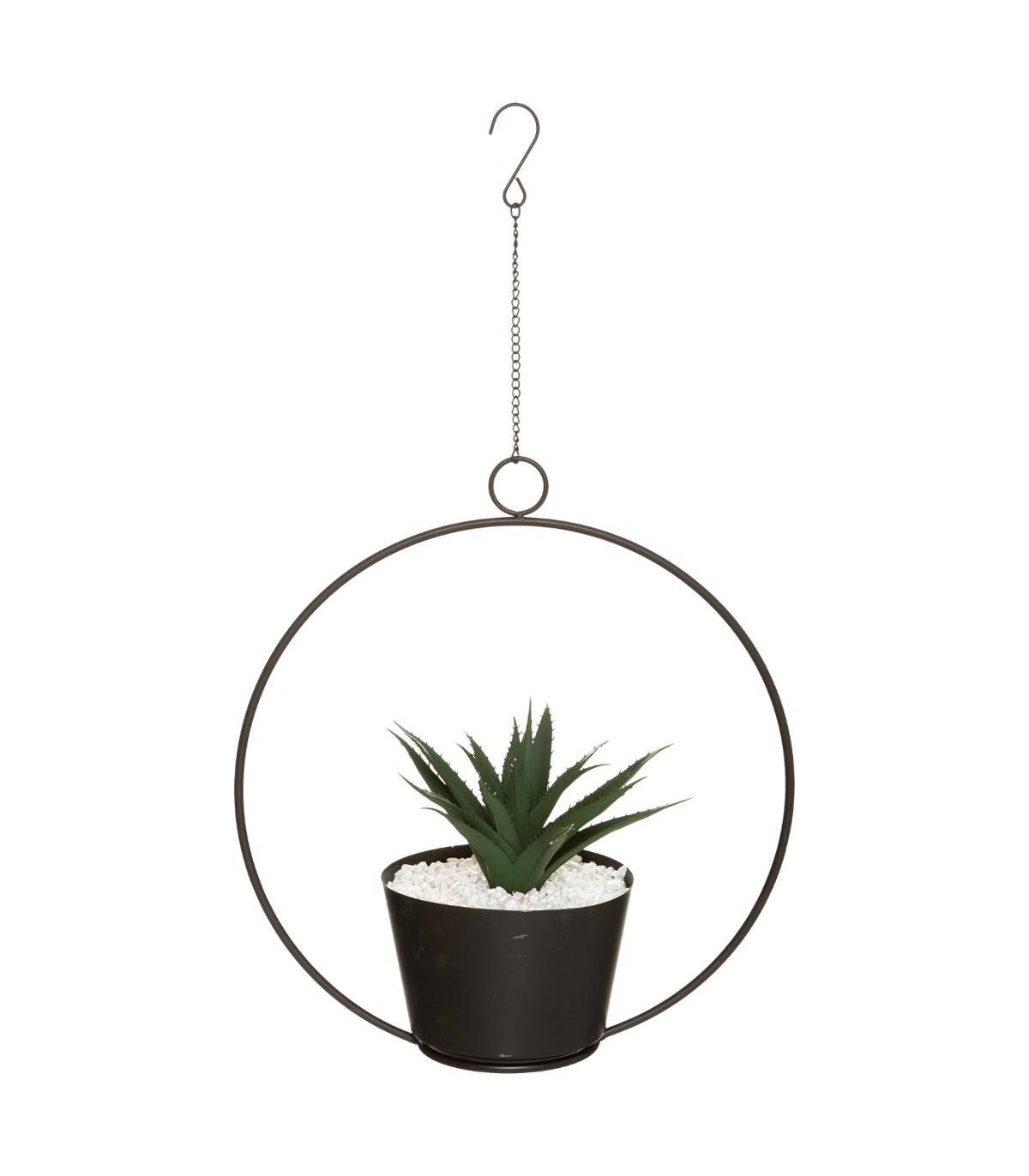 Plante artificielle à suspendre en pot H 30 cm - Imagen 1