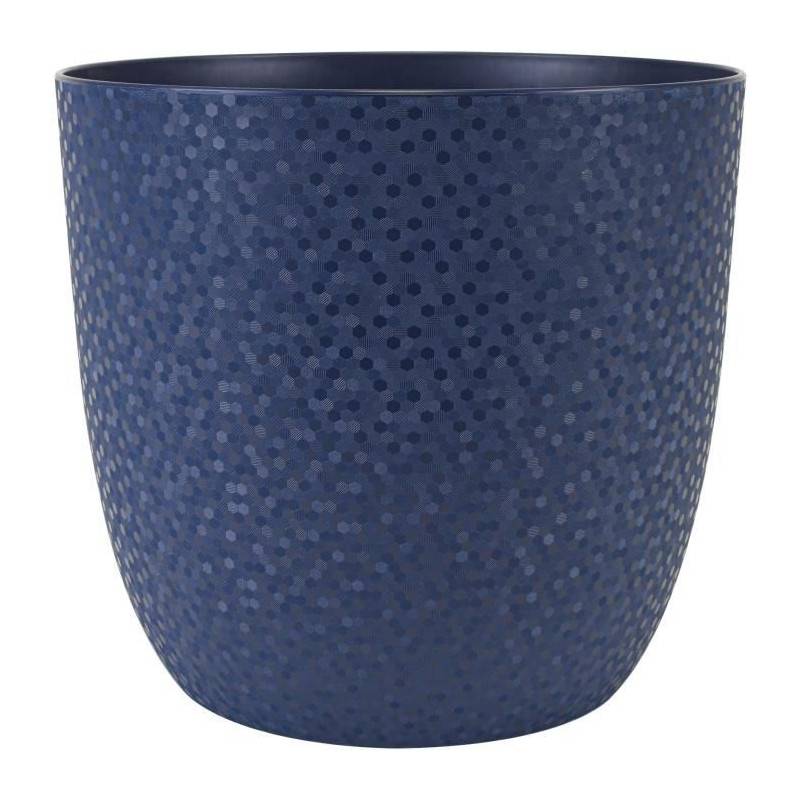 EDA Plastiques - Eda Cache-pot Opale ø 29,5 Cm - Volume 14,8 L - Bleu Profond - Imagen 1