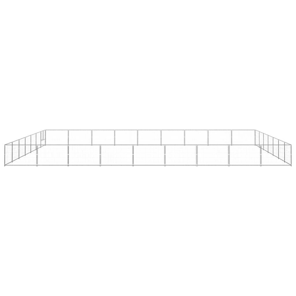 Vidaxl - Chenil Argenté 63 m² Acier vidaXL 3082185 - Imagen 5