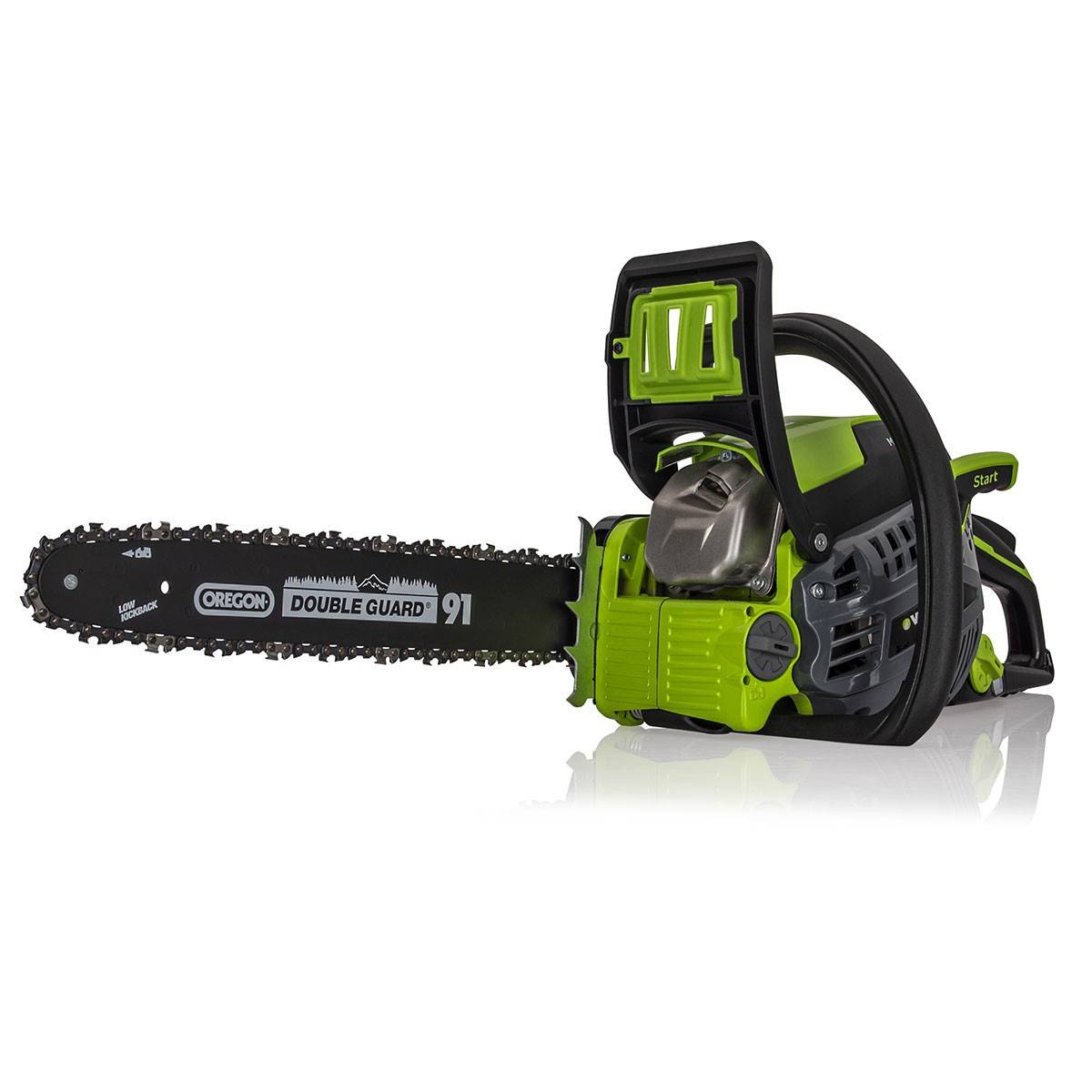 Tronçonneuse thermique 37cm3 Lame 40 cm Guide OREGON Moteur 2T Carburateur Walbro VITO - Imagen 1