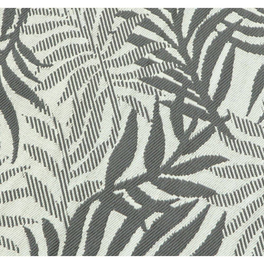 Aubry Gaspard - Tapis d'extérieur rond en polypropylène D150 cm Végétal - Gris - Imagen 2