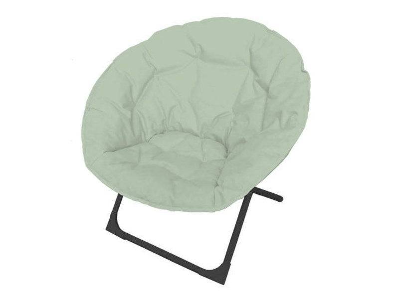 Centrale Brico - Fauteuil Chaise moon acier vert cactus Centrale Brico