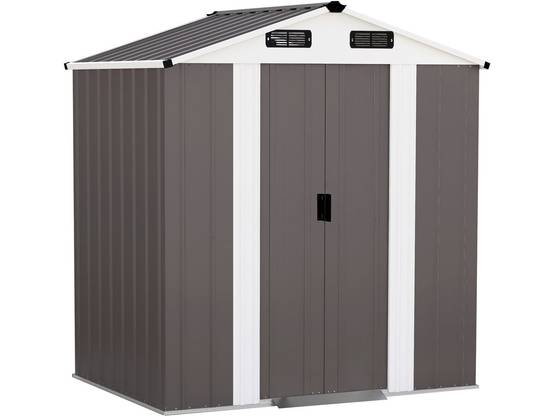 Habitat Et Jardin - Abri De Jardin Métal "dallas Ii" - 2,17 M² - Taupe -habitat Et Jardin - Image 1