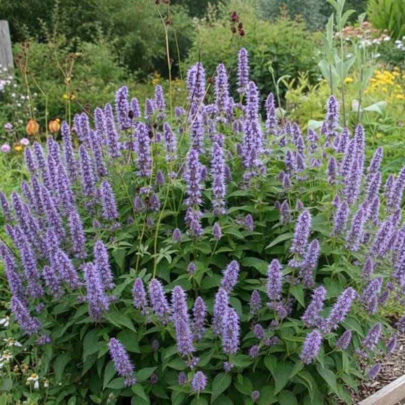 Agastache Black Adder à fleurs Bleue/ - feuillage Caduc - Godet - 5/20 cm - Imagen 1