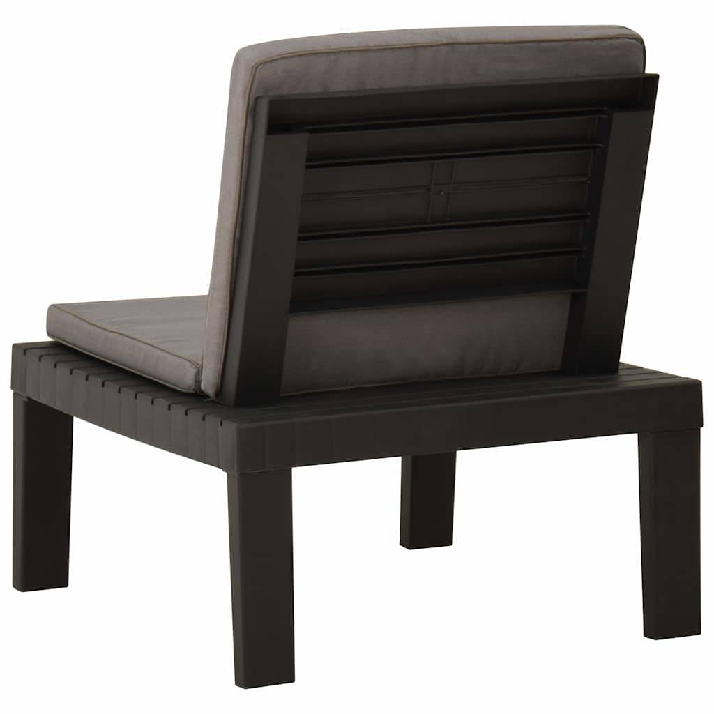 Prolenta Premium - Chaises de jardin plastique gris 65 x 65 x 70 cm - Prolenta premium p385.4 - Image 5