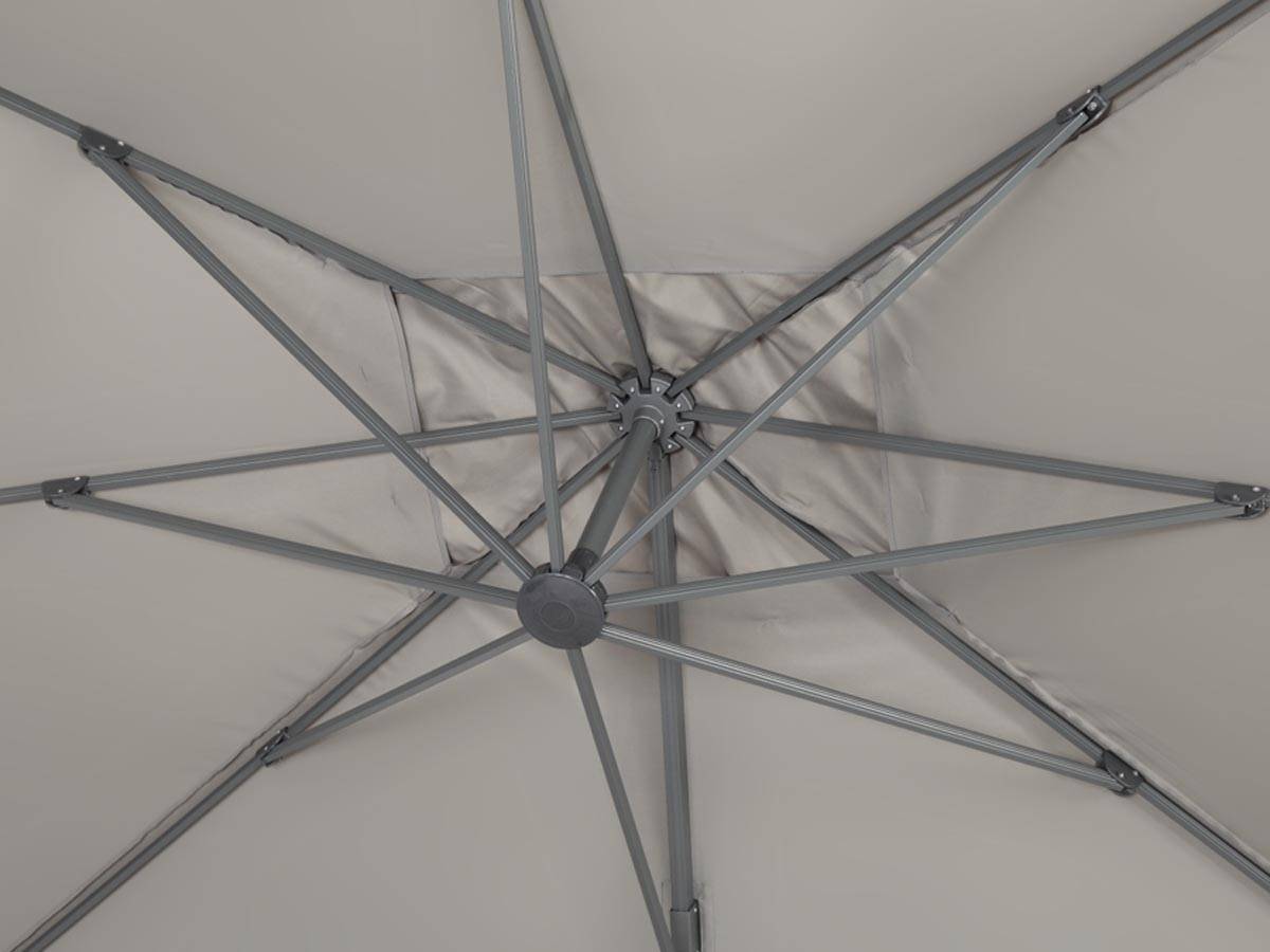 Habitat Et Jardin - Parasol De Jardin Déporté En Aluminium "sun 4" - 3 X 4 M - Gris -habitat Et Jardin - Imagen 4