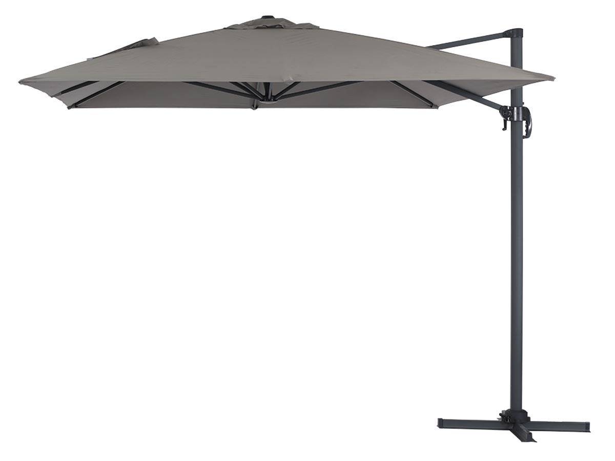 Habitat Et Jardin - Parasol De Jardin Déporté En Aluminium "sun 4" - 3 X 4 M - Gris -habitat Et Jardin - Imagen 1