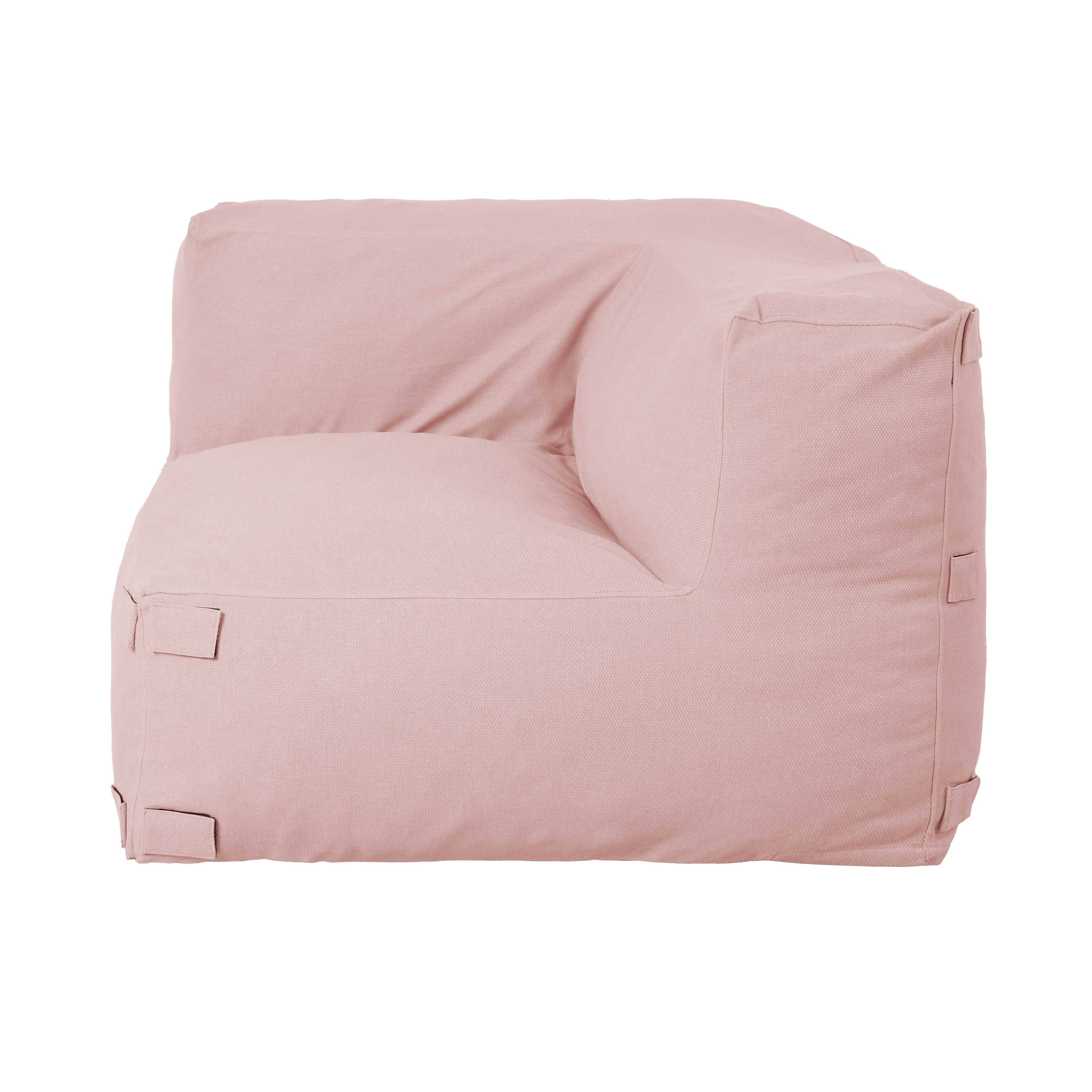 Oviala - Fauteuil d'angle pour canapé modulable rose poudré Mixi - Oviala - Image 5