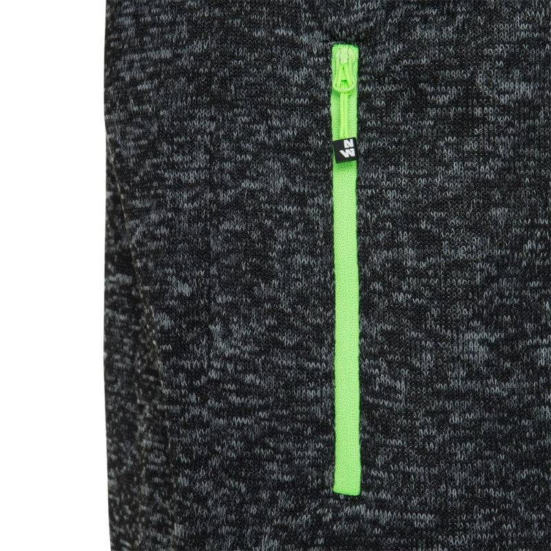 Nineworths - LYNX - GILET DE TRAVAIL - 1398 | Noir chiné / Vert fluo - Imagen 5