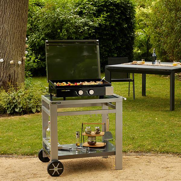 Cook in Garden - Desserte de jardin mobile en acier 80 × 55 cm MEDIA 80 Cook’in Garden - Image 2