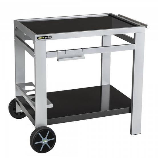 Cook in Garden - Desserte de jardin mobile en acier 80 × 55 cm MEDIA 80 Cook’in Garden - Image 1