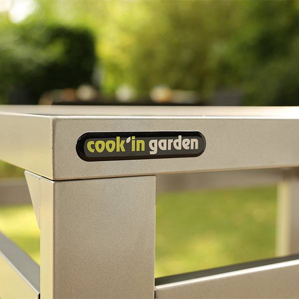 Cook in Garden - Desserte de jardin mobile en acier 80 × 55 cm MEDIA 80 Cook’in Garden - Imagen 8