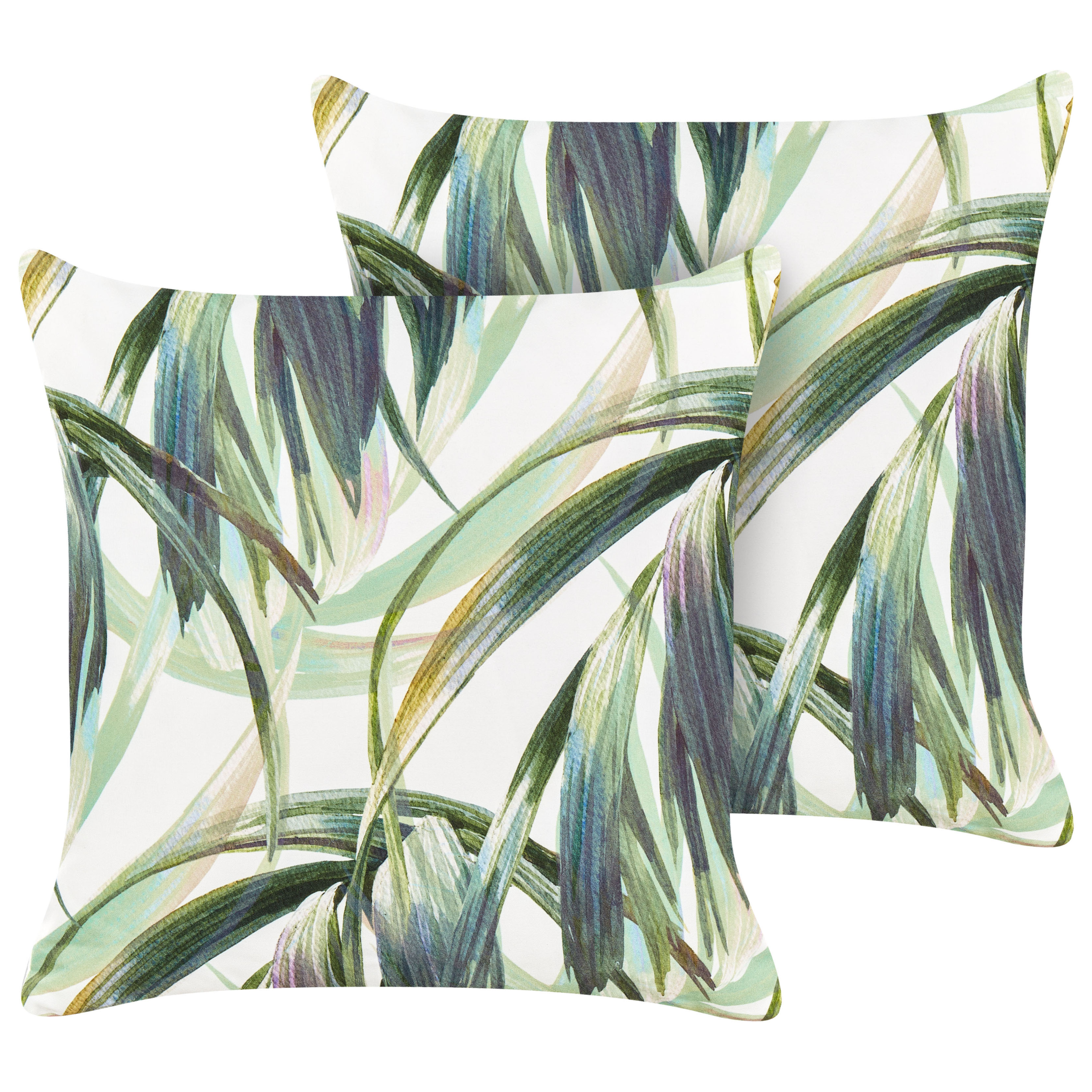 Beliani - Coussin d'extérieur Polyester Vert CALDERINA - Beliani - Imagen 2