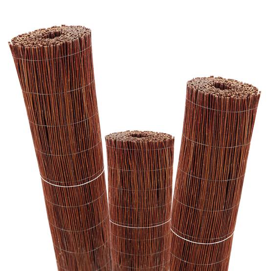 Clôture en osier Aquagart 20m x 100cm I Brise-vue en osier I Brise-vue naturel pour jardins, balcons et terrasses - Image 1