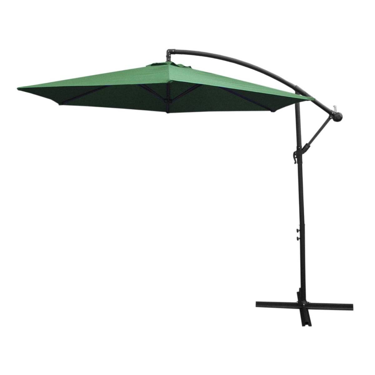 Monstershop - Parasol Cantilever Vert & Base Ronde - Imagen 3