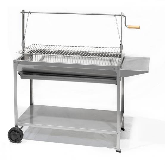 Barbecue Argentino exclusif en acier inoxydable. 100 cm et 80 cm