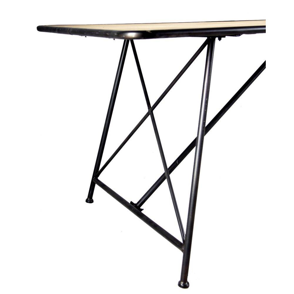 Aubry Gaspard - Table en métal et pin - Imagen 2