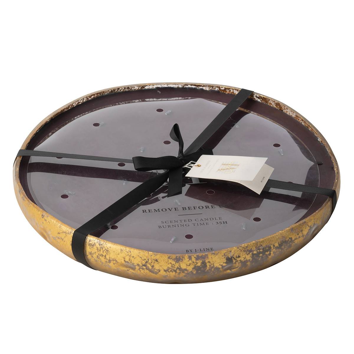 Bougie Parfumée Ronde "M-Chic" 37cm Oud & Amber - Imagen 2