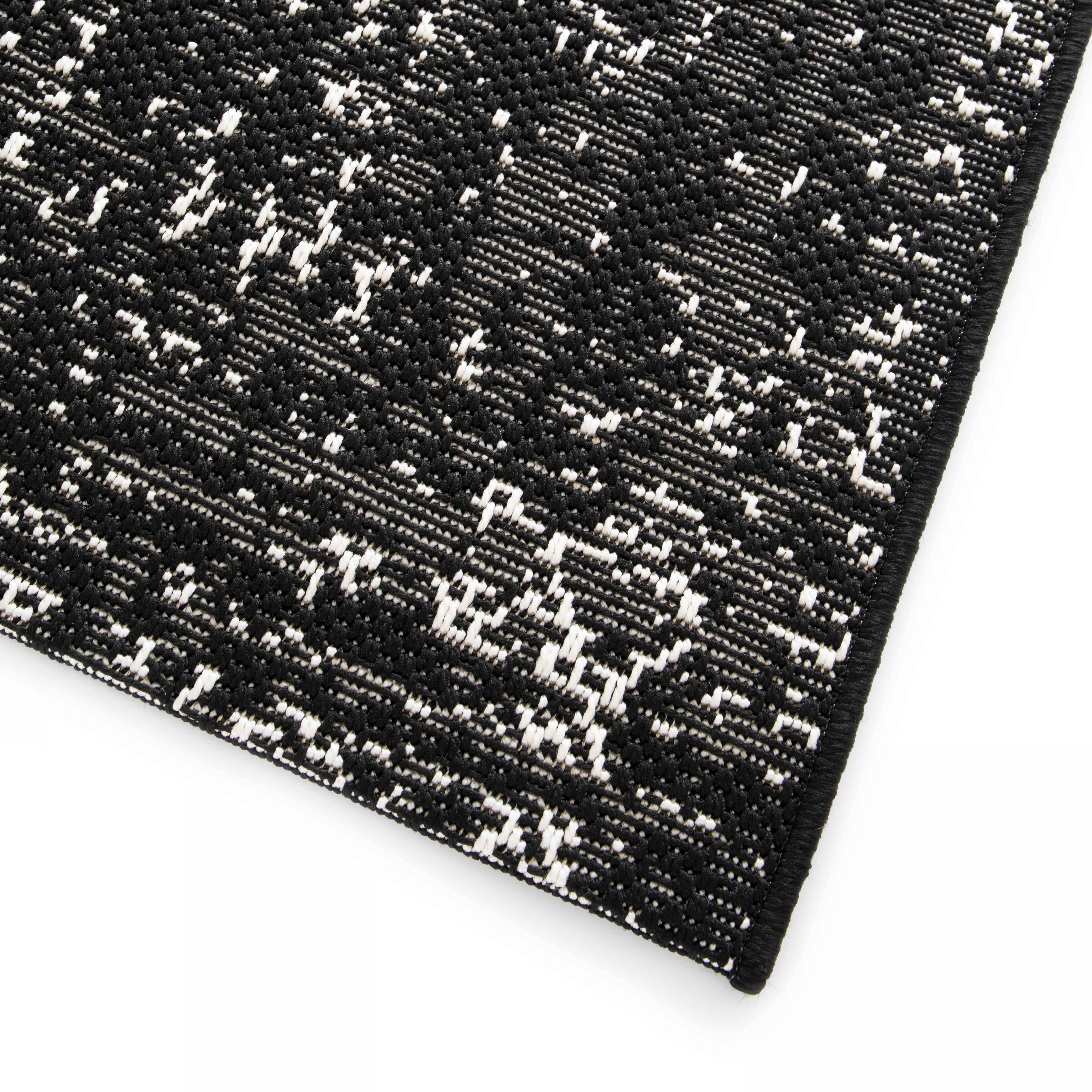 Oviala - Tapis d'extérieur en polypropylène 200 x 290 cm noir Hella - Oviala - Imagen 4