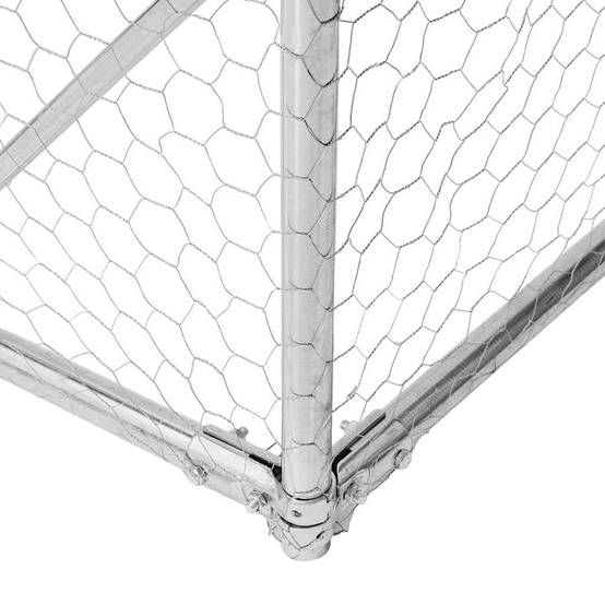 Chenil extérieur pour chien en acier galvanisé avec abri 5x2x1,5 m – ComfortXL Pet Living - Image 6