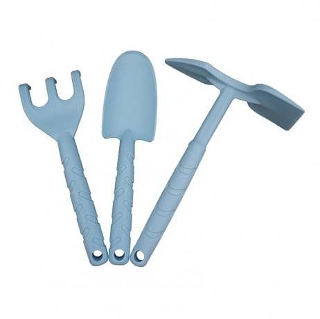 Mv Industries - Kit 3 outils de jardinage, Couleur Bleu pastel