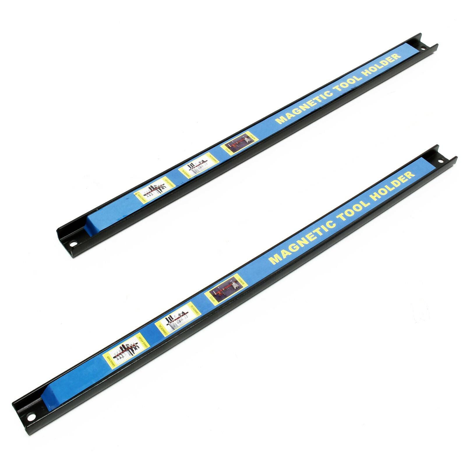 Helloshop26 - Lot de 2 bandes magnétique porte-outils 61 cm porte-outils