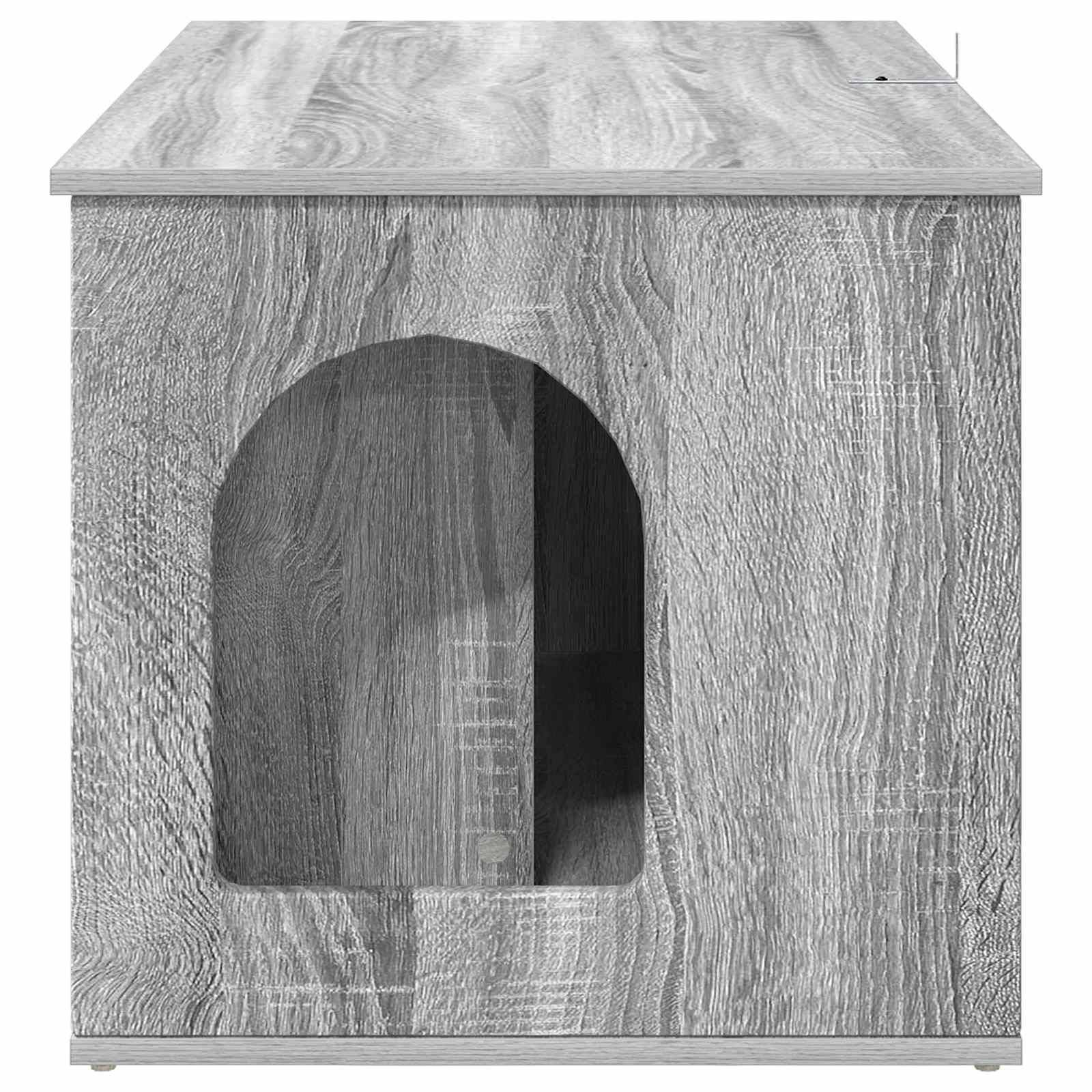 Chatiere bois gris 85 x 55 x 50,5 cm - Prolenta premium p369.4 - Image 8