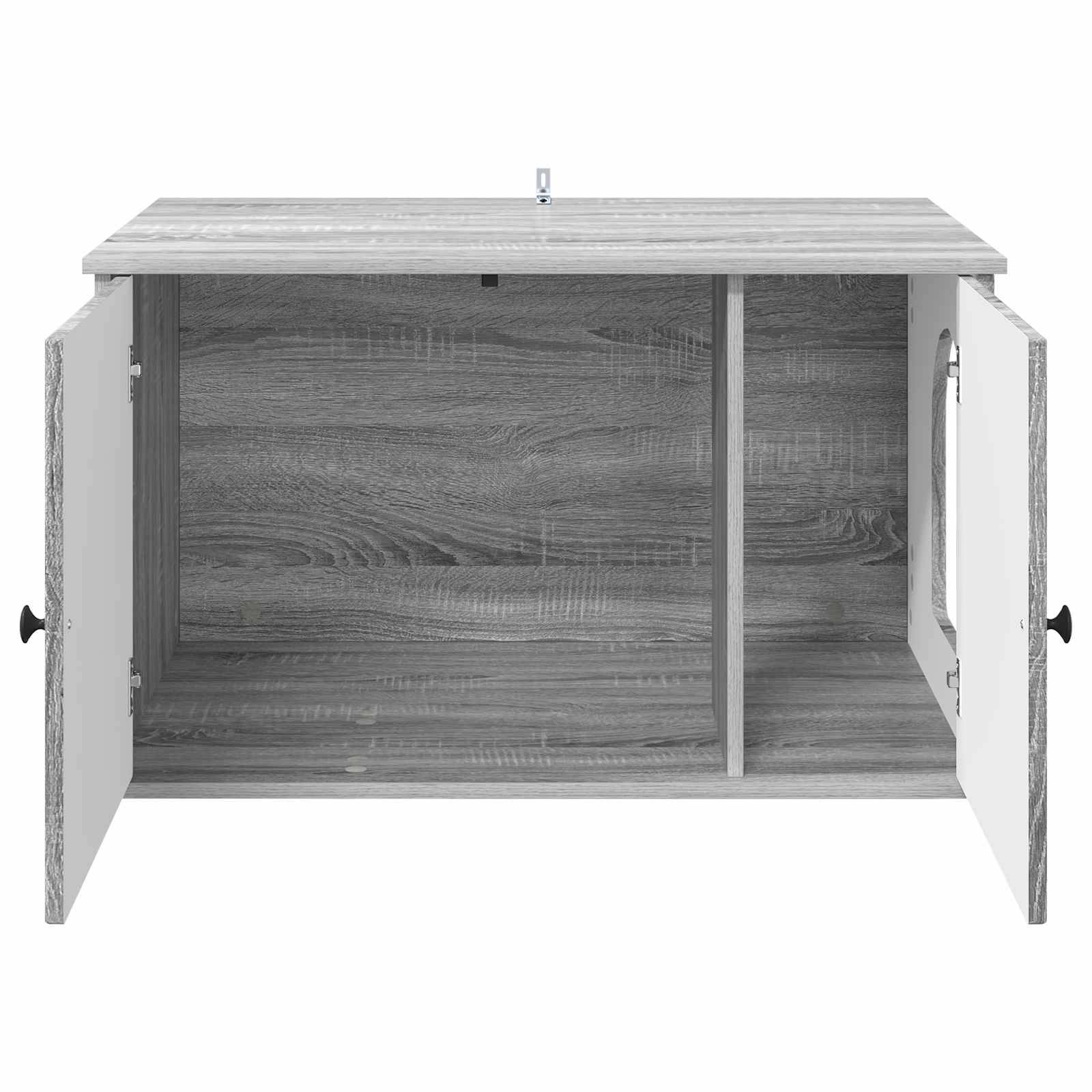 Chatiere bois gris 85 x 55 x 50,5 cm - Prolenta premium p369.4 - Image 6
