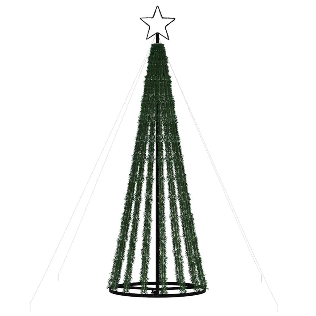 Sapin De Noël - Arbre de Noël lumineux conique 275 LED blanc froid 180 cm - Image 5