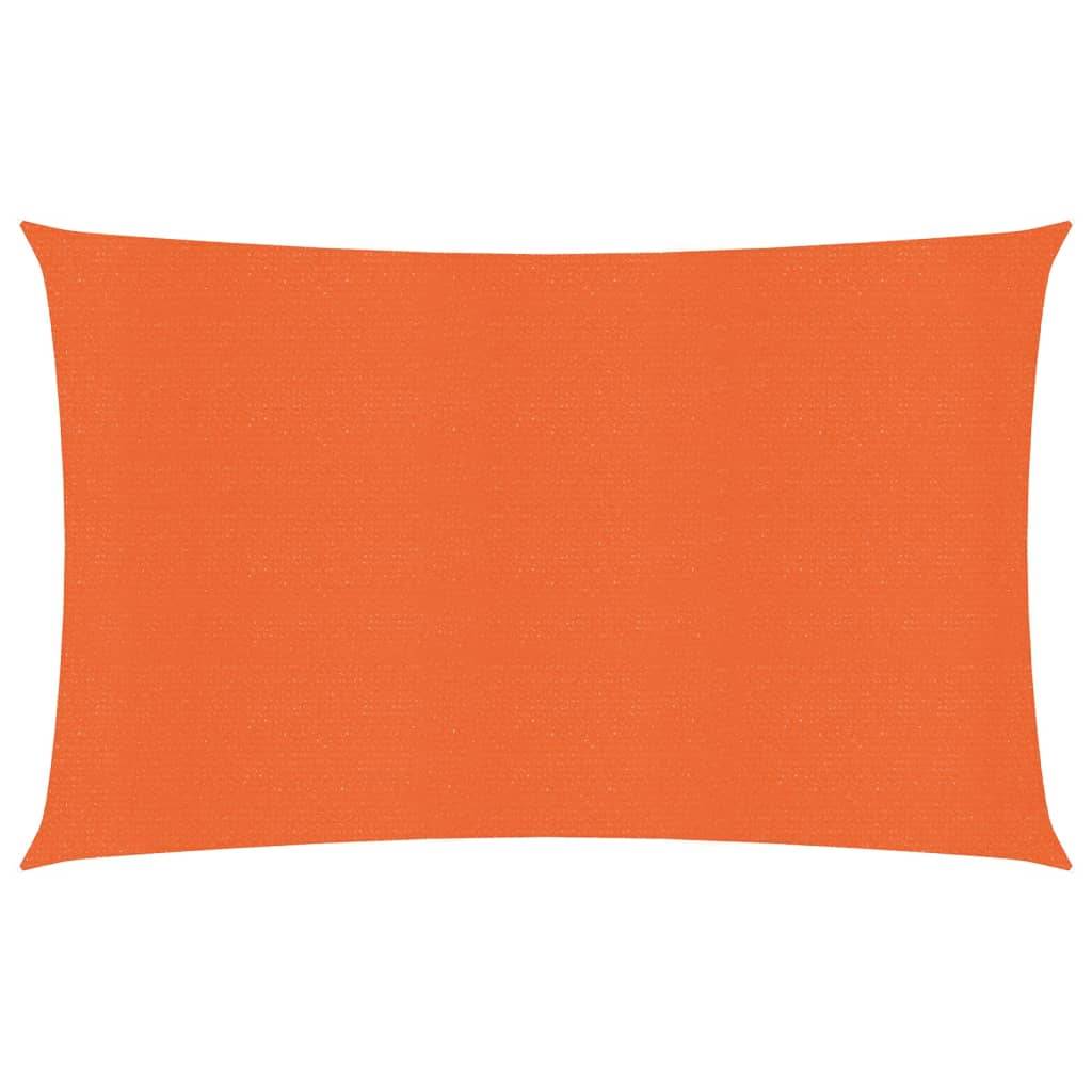 Helloshop26 - Voile d'ombrage 160 g/m² orange 3,5 x 5 m PEHD - Imagen 1