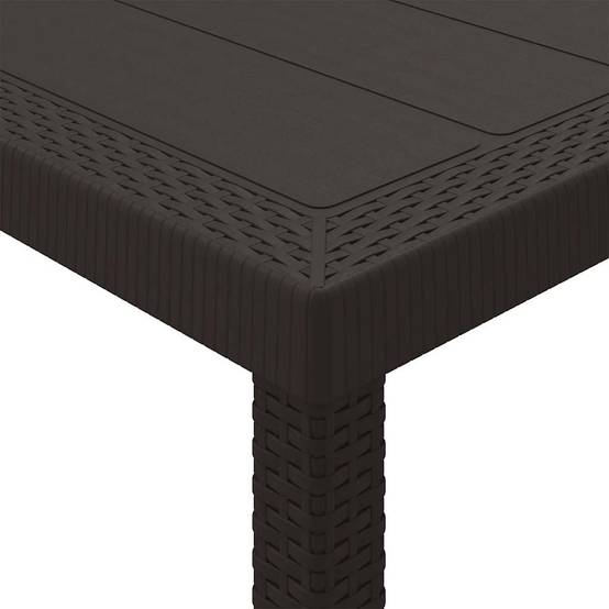 ComfortXL - Table et Chaises de Jardin 14 Places en Résine Tressée Ensemble Complet 23 Pièces Marron – ComfortXL Outdoor Living - Image 6