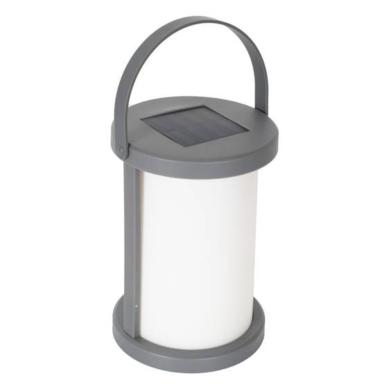 The Home Deco Factory - Lampe Solaire Extérieur "Clara" 18cm Gris - Image 1