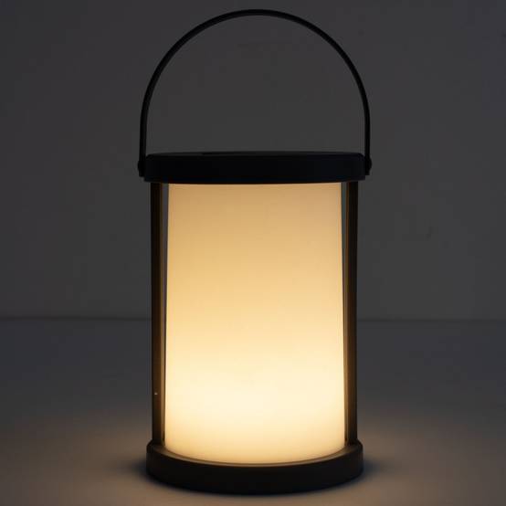 The Home Deco Factory - Lampe Solaire Extérieur "Clara" 18cm Gris - Image 6
