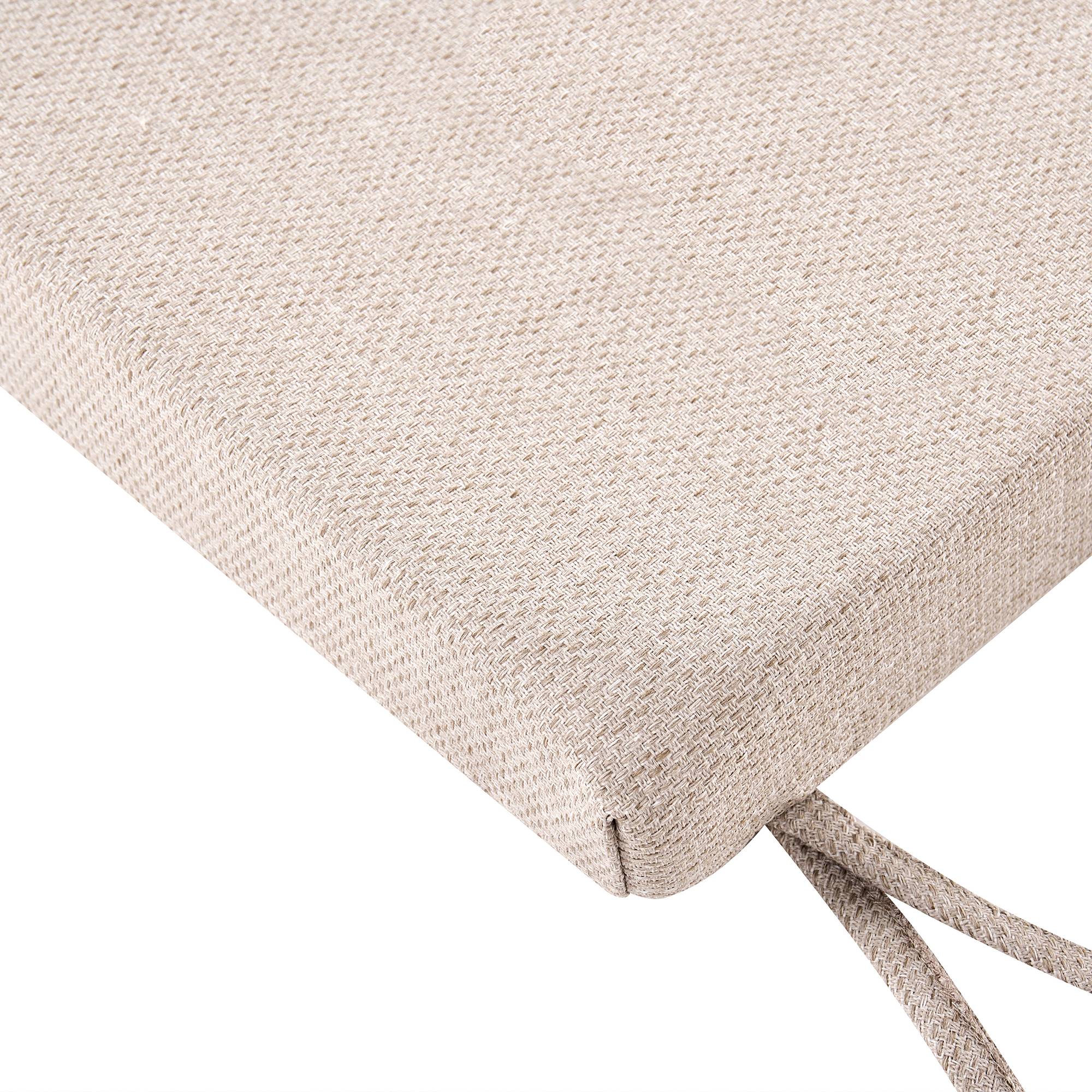 Beliani - Coussin d'assise d'extérieur Oléfine Beige SOVANA - 148x45x5- Beliani - Image 7