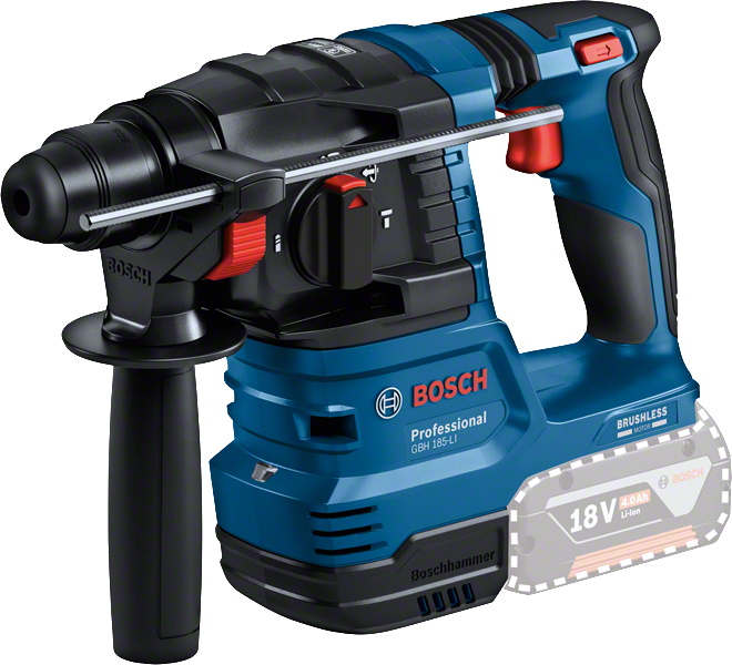Bosch Professional - Combo kit 3 machines 18V (GSR 18V-55 + GBH 18V-22 + GWS 18V-7) + 2 batteries 4 Ah + chargeur + sac à outils - BOSCH - 0615A50035 - Imagen 4