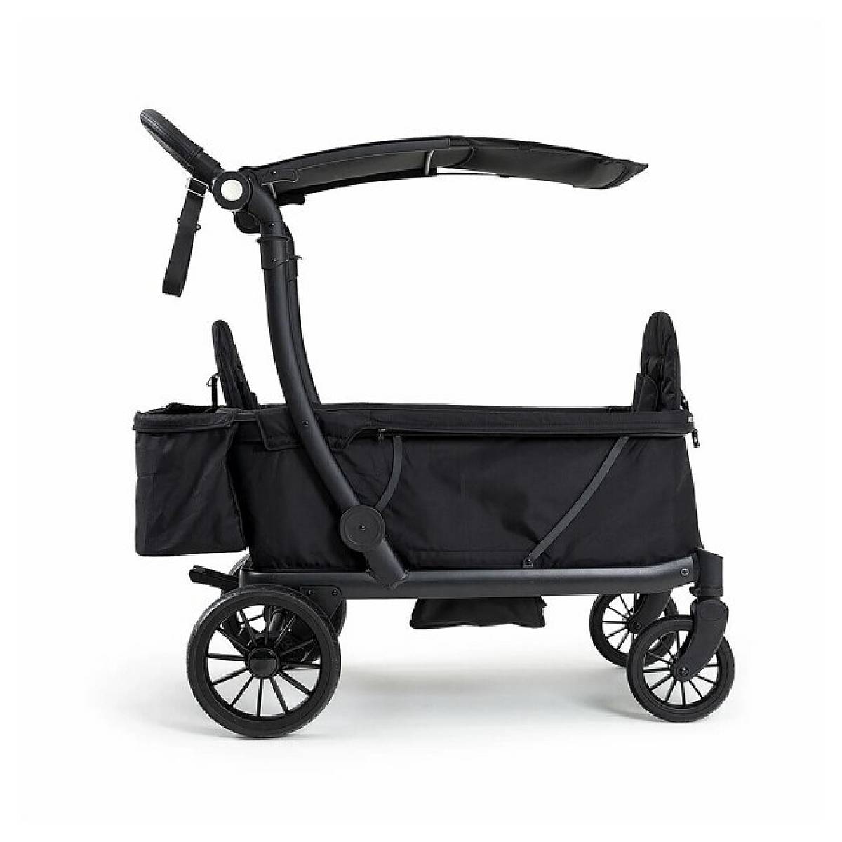Kettler - Chariot Waggon Noir Compact pour Enfants - Pliable et Multifonctionnel