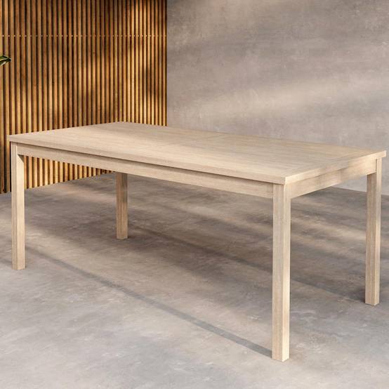 Table de Jardin en Teck "Kenya" 180cm Naturel - Image 5
