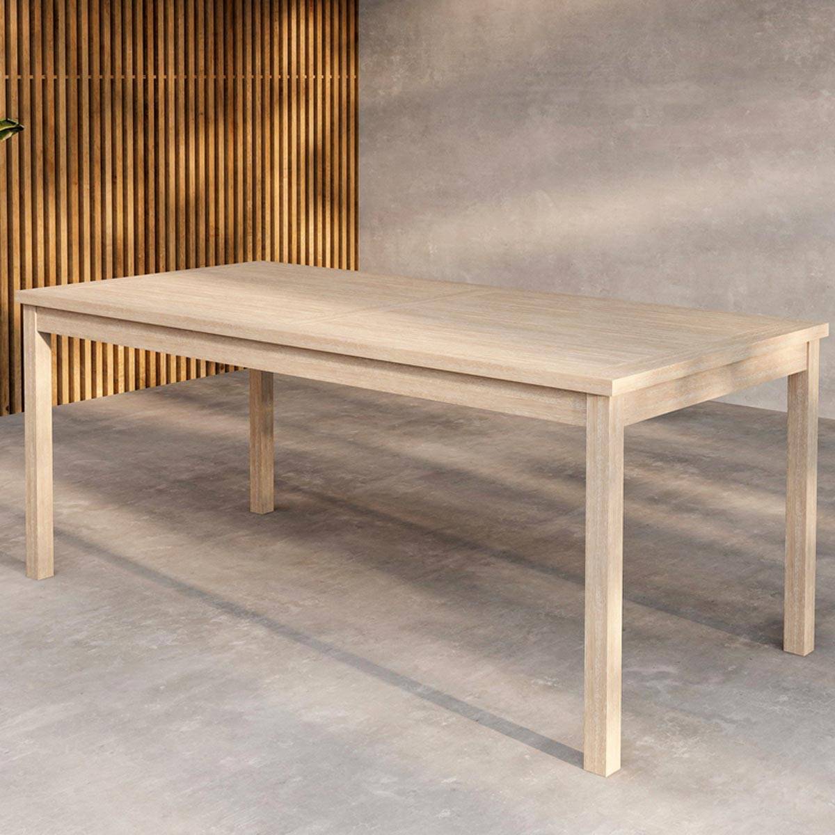 Table de Jardin en Teck "Kenya" 180cm Naturel - Image 5