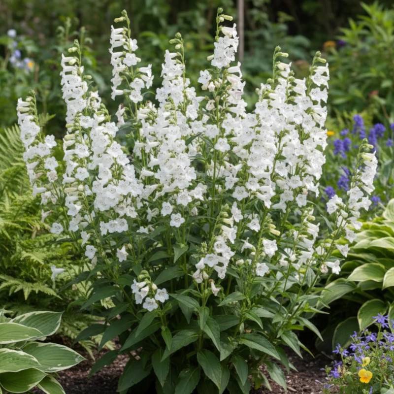 Penstemon White Bedder à fleurs Blanche/ - feuillage Caduc - Godet - 5/20 cm - Imagen 1