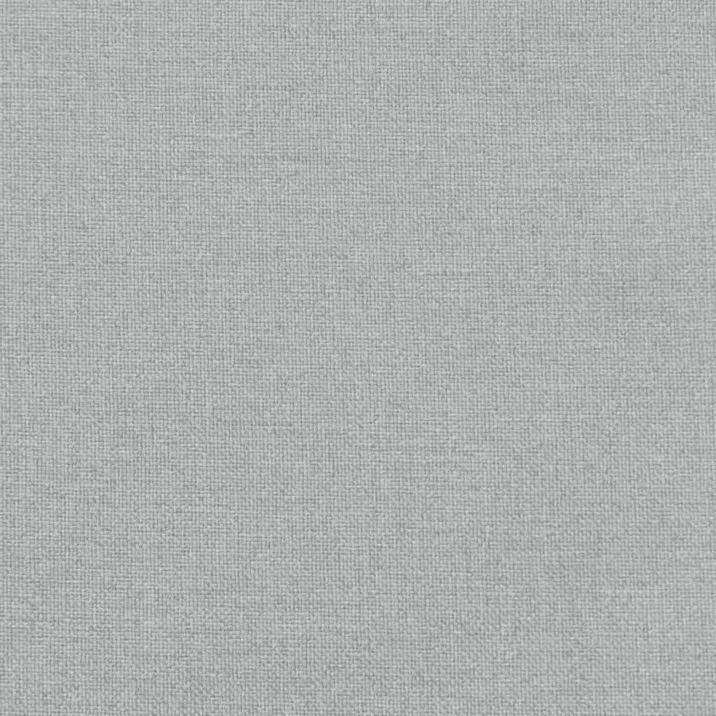 Coussins de chaise à dossier haut polyester gris clair 120 x 50 x 7 cm - PANGIVO - Image 8