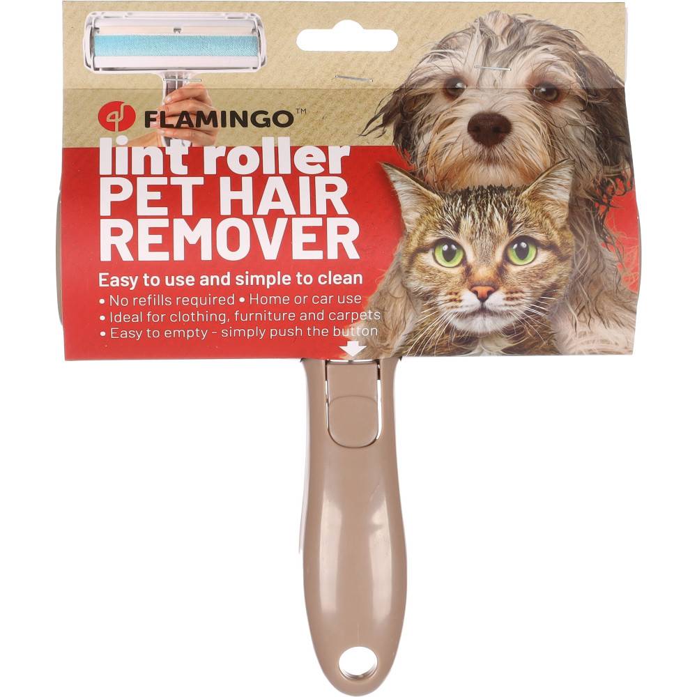 Flamingo - Flamingo - Brosse ramasse poils pour vêtement, tapis, chien et chat - Imagen 2