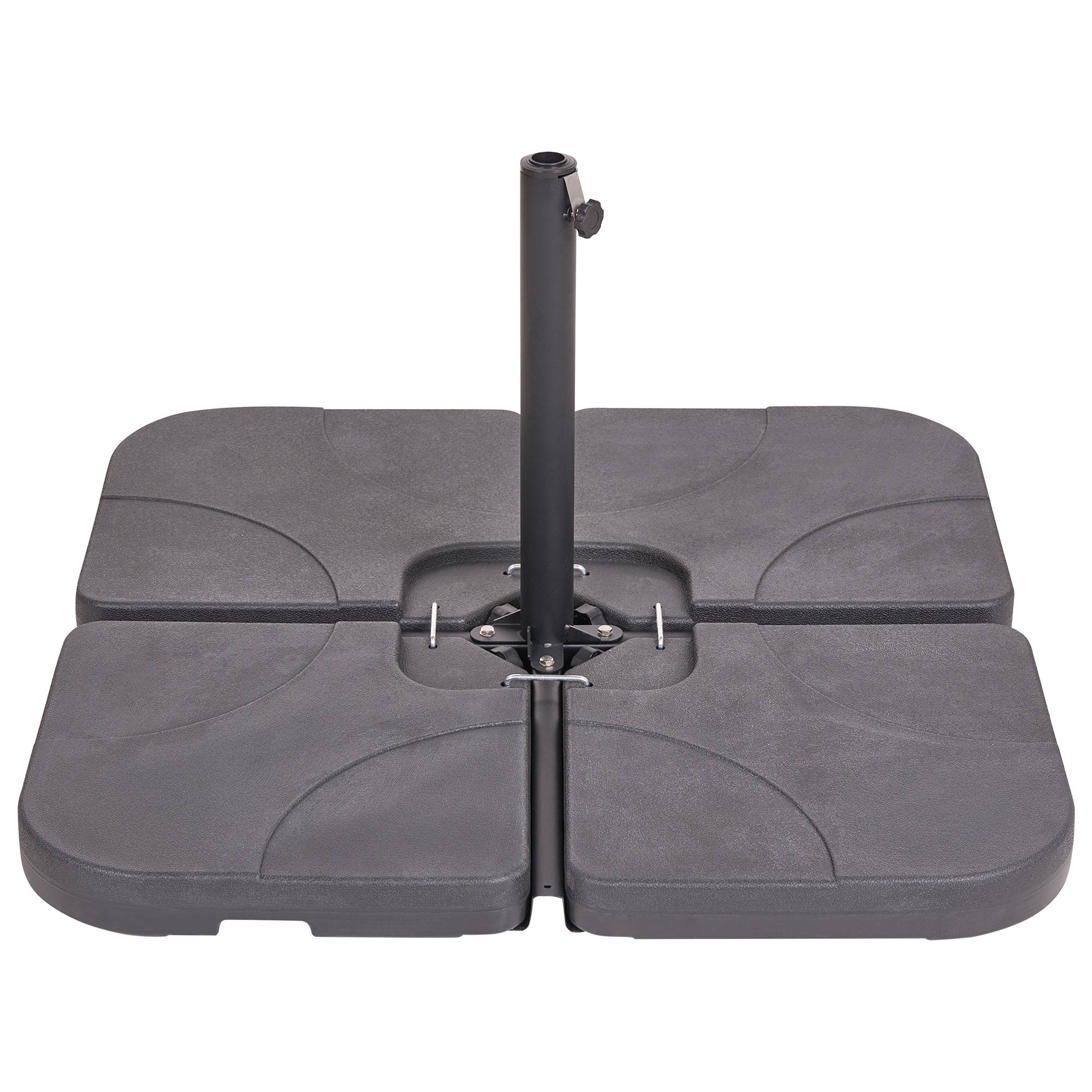 Beliani - Accessoires de parasol Matière synthétique Noir CARIA - Beliani - Imagen 2