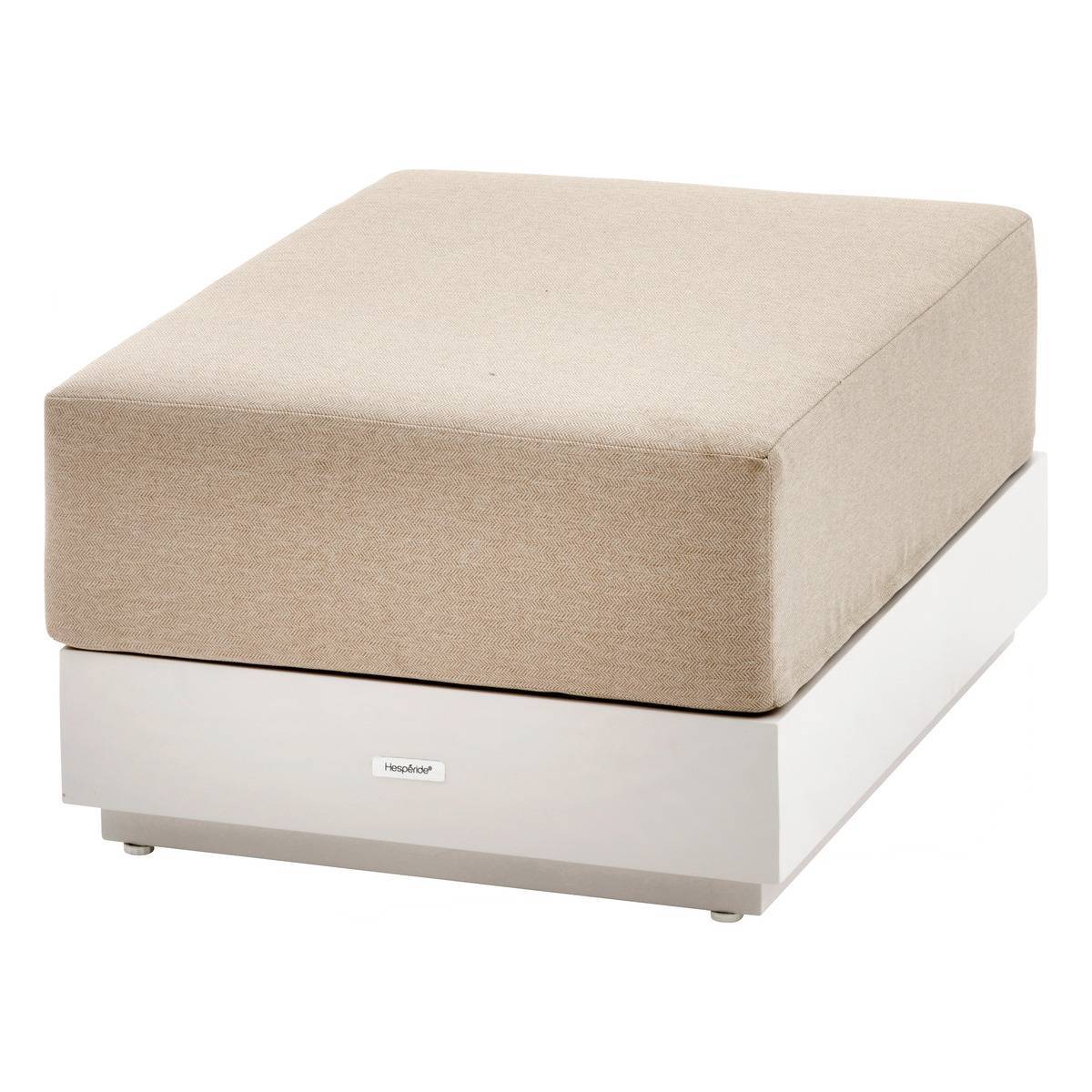 Hesperide - Pouf de jardin "Évasion" avoine aluminium et oléfine - Hespéride - Image 1
