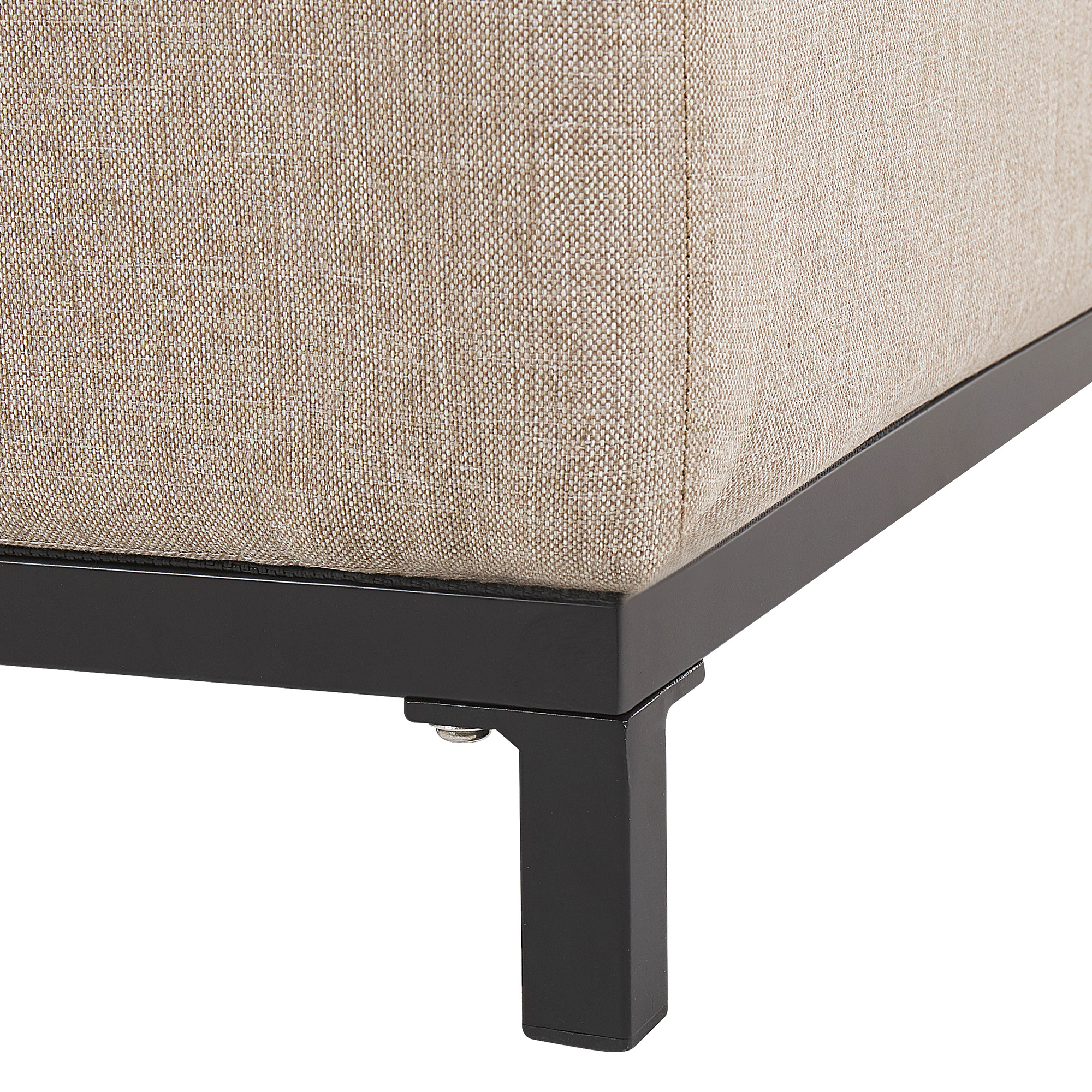 Fauteuil Tissu Beige ROVIGO Beliani - Image 6