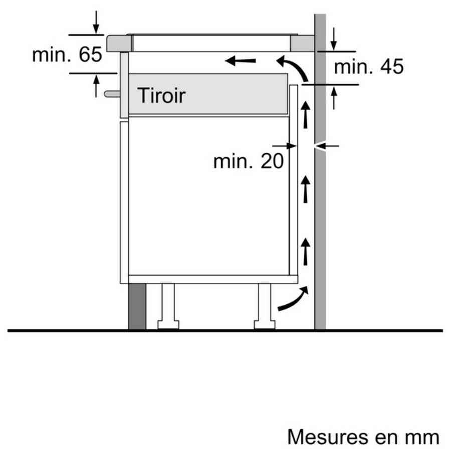 Bosch - Table de cuisson à induction 60cm 3 feux noir PUC611BB5E Bosch - Image 5