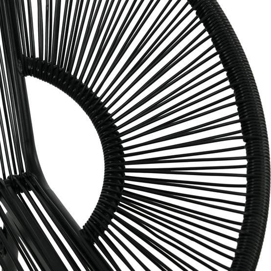PANGIVO - Banc de jardin résine tressée noir 132 x 72 x 83 cm - PANGIVO - Image 7